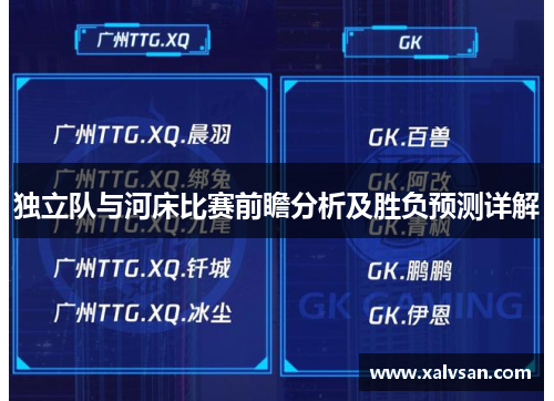独立队与河床比赛前瞻分析及胜负预测详解